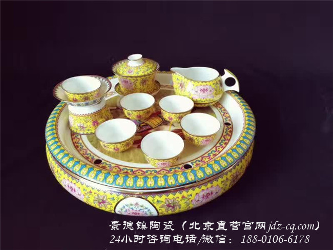 北京景德镇陶瓷茶具定制厂家 北京景德镇陶瓷茶具批发价格