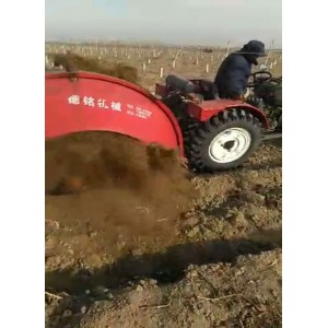开沟机施工