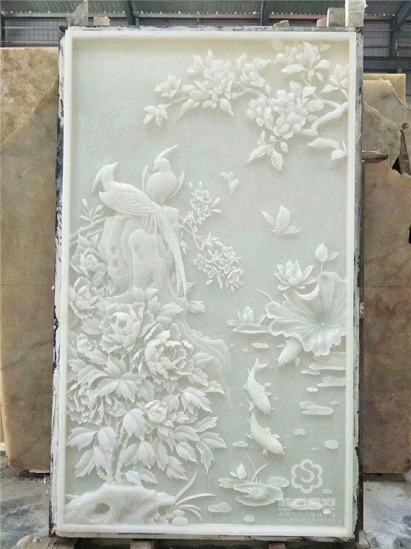 汉白玉浮雕