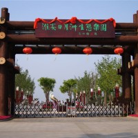 假树大门制作厂家 效果逼真 工程期短