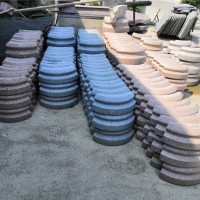 路沿石 异形弯道路沿石 花岗岩柱座 花岗岩弧形