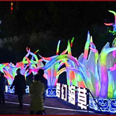 透明发光玻璃钢景观亮化