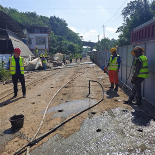道路下沉注浆加固