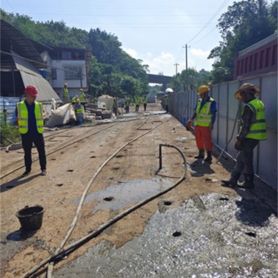 道路下沉注浆加固