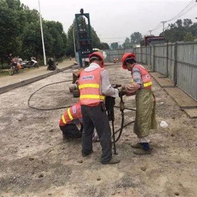 马路基础沉降注浆加固
